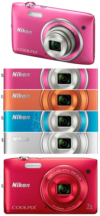 楽天市場】Nikon COOLPIX S3500デジタルカメラ『即納可能分』【あす楽 