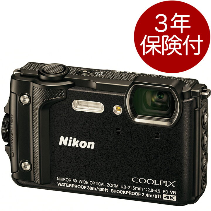 楽天市場】[3年保険付] Nikon COOLPIX W300 デジタルカメラ 防水・耐 