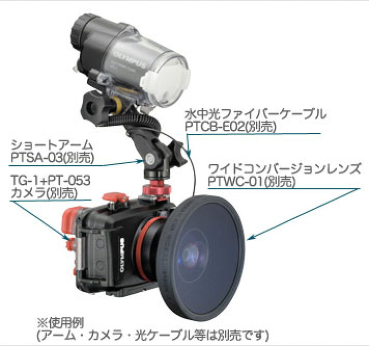 楽天市場】OLYMPUS UFL-1 水中専用フラッシュ 水深40m防水フラッシュ 