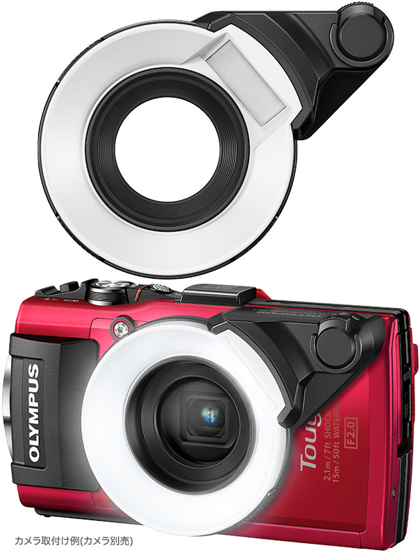 OLYMPUS フラッシュディフューザー FD-1 TG-6/TG-5/TG-4の内蔵フラッシュを使ってリングライト状の効果[02P05Nov16]  | カメラのミツバ