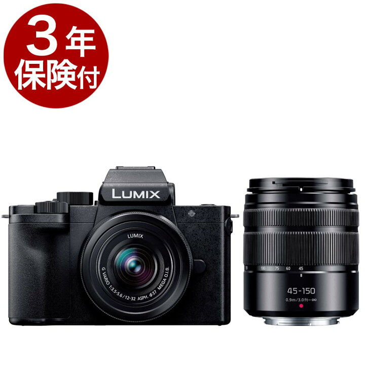 楽天市場】[3年保険付]パナソニック LUMIX G100DW ダブルレンズキット 