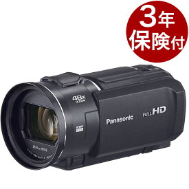 [3年保険付] Panasonic HC-V900 ブラックHC-V900-K フルハイビジョン2Kデジタルビデオカメラ[02P05Nov16]