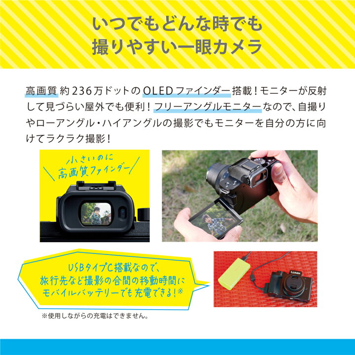 楽天市場】[3年保険付]パナソニック LUMIX G100DW ダブルレンズキット 