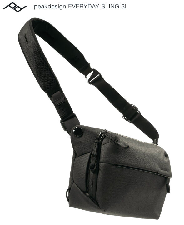 楽天市場】【送料無料】 peakdesign Everyday Sling 3L Black ピーク  