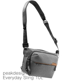 peakdesign Everyday Sling 10L Ash ピークデザイン エブリデイスリング10L　アッシュ色 カメラバッグ[02P05Nov16]