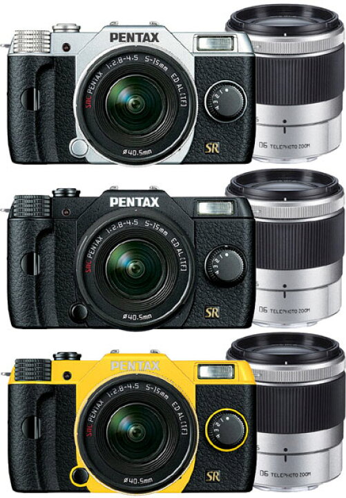 楽天市場】PENTAX Q7 ダブルズームキット レギュラーカラー（シルバー 