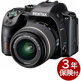 [3年保険付] PENTAX PENTAX KF18-55WR キット ブラック ペンタックス KF Body + smc PENTAX-DAL18-55 F3.5-5.6AL WRレンズキット[02P05Nov16]