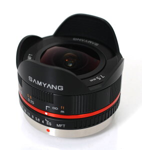 SamYang 7.5mm F3.5 FISH-EYE LENS MFT�@�}�C�N���t�H�[�T�[�Y��p�̃}�j���A���t�H�[�J�X�t�B�b�V���A�C�����Y(���჌���Y�j�ysmtb-TK�z[02P05Nov16]