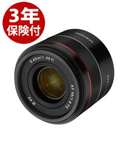 SAMYANG AF 45mm F1.8 FE ���^�y�ʕW�������Y JAN:8809298885922�@�~���[���X�ɍœK�����������\�݌v/45cm�̍ŒZ�B�e����/���邭�Y��Ȕw�i�{�P������ [02P05Nov16]