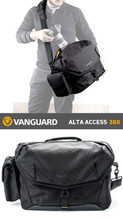 楽天市場】VANGUARD Alta Access 38X カメラバッグ Black 