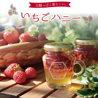【最大750円OFFクーポン！9/25限定】いちごハニー 120g 国産蜂蜜 非加熱 瓶詰 伊豆産いちご ハチミツ 蜂蜜