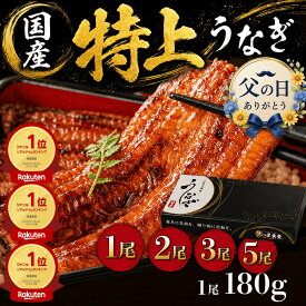 ＼クーポンで180gが2,580円★業界最安値／父の日のプレゼントにおすすめ!【楽天ランキング3冠！】特大うなぎの蒲焼き 送料無料 長焼き 特大サイズ 丑の日 お中元 肉厚 180グラム 160グラム 選べる尾数1尾 2尾 3尾 5尾 うなぎ 土用丑の日 ギフト プレゼント