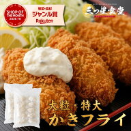 ＼クーポンで半額★2,980円⇒1,490円／楽天ランキング3冠！プリっと肉厚かきフライ 大粒 特大 カキフライ…