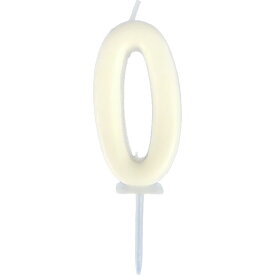 【ナンバーろうそく】 数字「0」