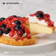 ベリータルト 4種類のベリー 4号 ホールケーキ ストロベリー クランベリー ラズベリー ブルーベリー ホイ…