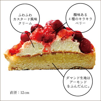 ぎゅッと果実,4種のベリータルト