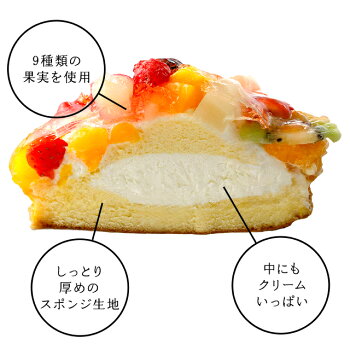 ぎゅッと果実,フルーツミックスケーキ