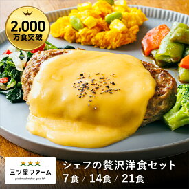 シェフの贅沢洋食セット（7食/14食/21食）レトルト食品 ギフト 栄養バランス おかず 電子レンジ 簡単 手軽 レトルト 宅食 低カロリー 減塩 低糖質 塩分 レンジ 女性 人気