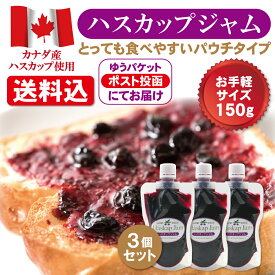 送料込 ハスカップジャム 150g【3個セット】 パウチタイプ　ハスカップの実がたっぷり！ 北海道 ハスカップ ジャム ソース トッピング フルーツソース ジャム添え お菓子作り お取り寄せ ご自宅用