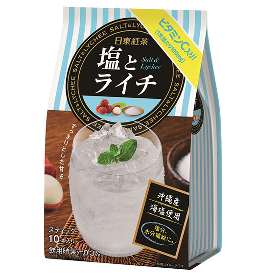 日東紅茶 塩とライチ 10本入 