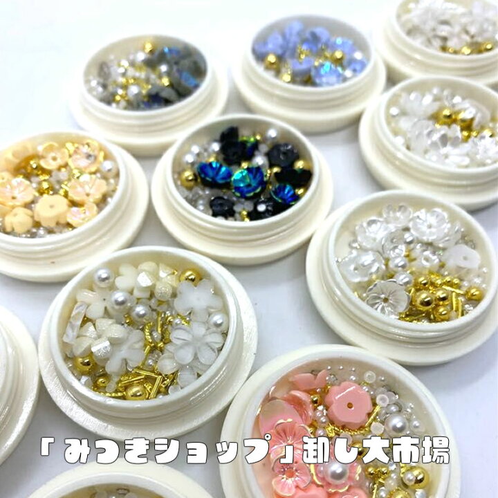 楽天市場】お花チャーム 【花モチーフ 12種】アクリルフラワー ネイル 