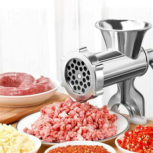 手動式 ミンサー ひき肉器 家庭用 多機能 ソーセージマシン ソーセージ作り 唐辛子 最新改良品 手動挽肉機ミートグラインダー ミンチ機 腸詰め ステンレス 刀 手作り 錆防止 アルミニウム合