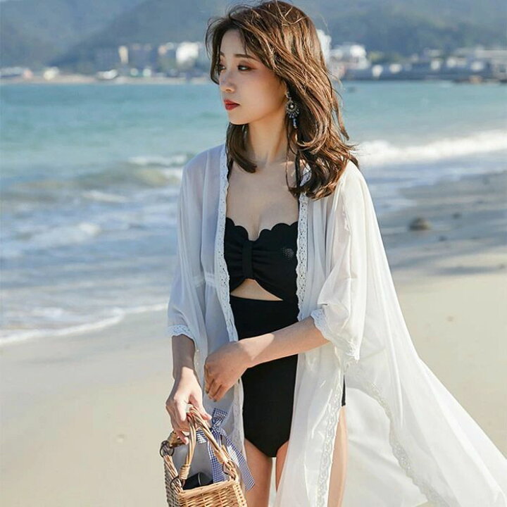 WEIYAN レディース トップス ゆったり シフォン 着物カーディガン ビーチ スイムカバーアップブラウス 着物 風 トップス レディース  着物ビーチカバーアップ シフォンカーディガン 花柄トップス ルーズケープ WEIYAN レディース トップス ゆったり シフォン 着物カーディガン ビーチ スイムカバーアップブラウス, パープル, Medi