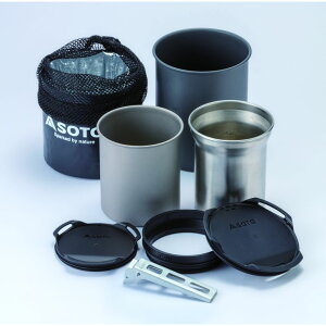 SOTO サーモスタッククッカーコンボ SOD-521 sod-521 アウトドア 釣り 旅行用品 キャンプ 登山 バーベキュー 調理用品 アウトドア調理器具 クッカーセットスポーツ キッチンツール