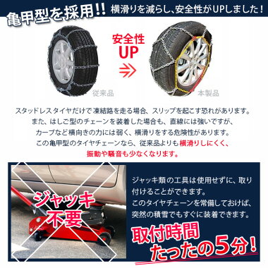 金属製タイヤチェーン