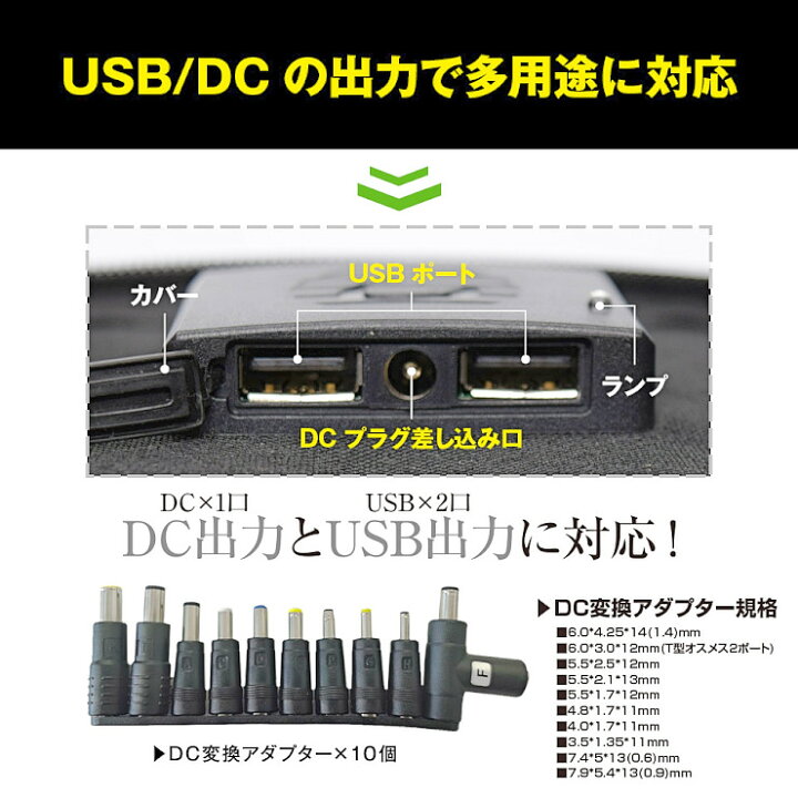 楽天市場】ソーラーパネル 60W 折り畳み ソーラーチャージャー 充電 