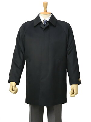 【楽天市場】カシミヤ100%生地使用Dady Costa ステンカラーコート 【ブラック】：紳士服のミツヤ