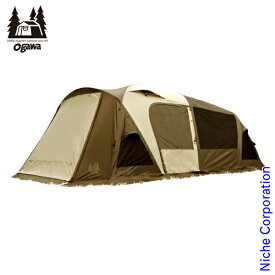 オガワ ogawa ティエラ ラルゴ 2760 アウトドア テント キャンプ ロッジドーム ツールーム 2ルーム 5人 5名 ツールームテント