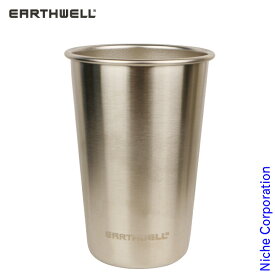 【即納】アースウェル(EARTHWELL) PINT CUP 16oz RAW STEEL 09792626 調理器具 来客用 新生活