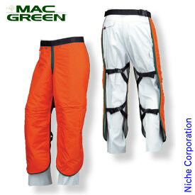 マックス MAX チェーンソー作業用防護衣 快適なチャップス 涼くん MAC GREEN MT585DX マックグリーン チェンソー チェーンソー チャプス チャップス