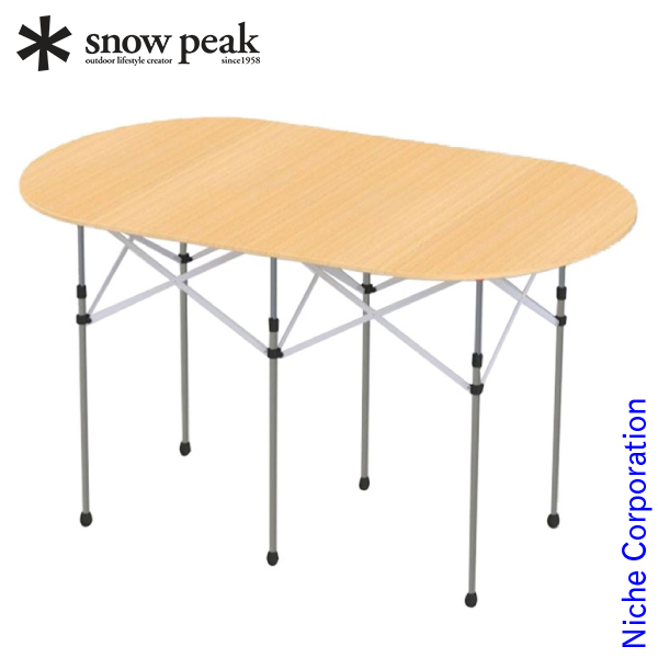 スノーピーク テーブル フォールディングテーブルオーバル竹 LV-231