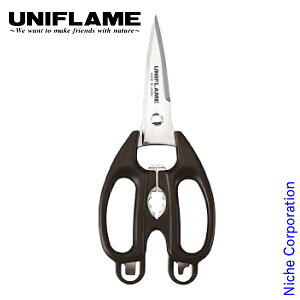 ユニフレーム ギザ刃 キッチンシザーズ UNIFLAME 661857 キッチンバサミ キッチンハサミ アウトドア キャンプ BBQ バーベキュー 多機能バサミ 燕三条