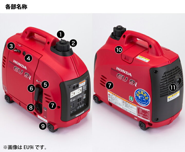 180)【発送不可】HONDA ホンダ ポータブル発電機 EU9i entry EU9IT1 