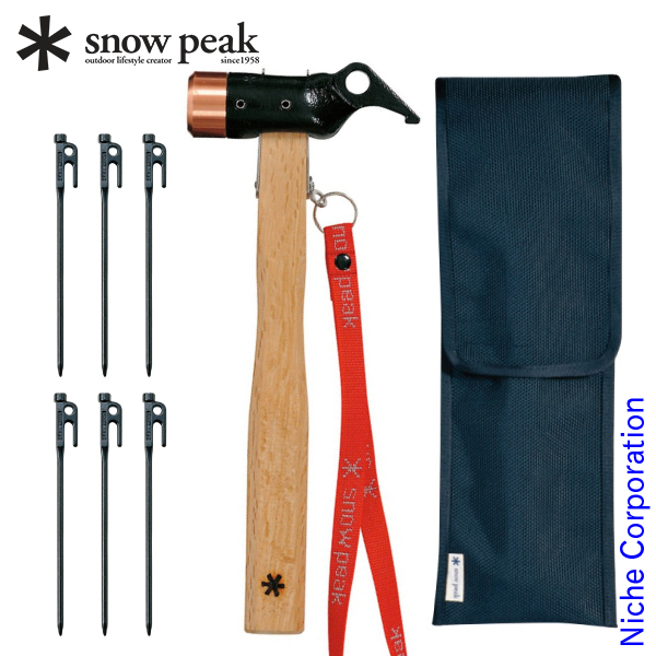 snow peak ショップインショップ ShopinShop スノーピーク ペグハンマーPro.Cハンマーケース タープ オープニング大セール ソリッドステーク30セット キャンプ用品 SPK0-NSET-202111C テント 59％以上節約