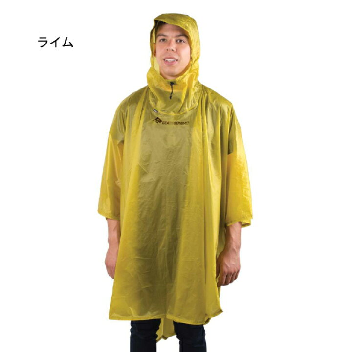 シー トゥ サミット カッパ ウルトラシルナノタープポンチョ アウトドア レインウェア 雨具 St502