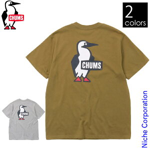チャムス ブービーロゴTシャツ CH01-1835 ウェア トップス Tシャツ メンズ ヘビーウェイト コットン S M L XL 春夏 半袖 キャンプ用品 売り尽くし