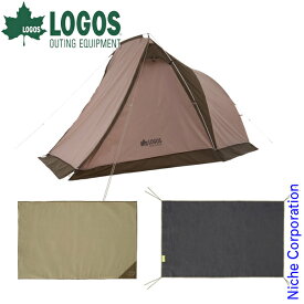 ロゴス ツーリング テント Tradcanvas オーニングリビング・DUO セット-BB 71208010 ツーリング ドーム型テント 1人 2人 ソロ キャンプ用品 nocu 売り尽くし 在庫処分