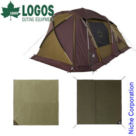 ロゴス ドームテント プレミアム PANELグレートドゥーブルXLセット-BB 71108001 ドーム型テント 4人 5人 6人 アウトドア テント 2ルーム キャンプ用品