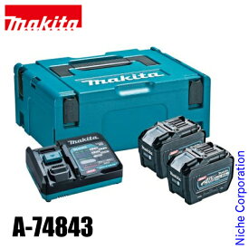 【即納】マキタ（makita） DIY 工具 40Vmax パワーソースキットXGT9 A-74843 バッテリー 2本 充電器 ケース セット バッテリ 純正品
