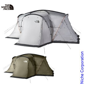 ノースフェイス ノーチラス 2×2 NV22203 テント 大型 2ルームテント シェルター 2人用 キャンプ アウトドア ツールームテント 2人 nocu