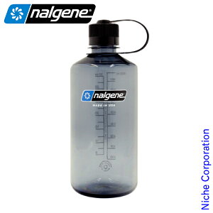 ナルゲン 細口1.0L トライタン リニュー グレー 91680 Tritan Renew ウォーターボトル 水筒 マイボトル 1リットル 軽量 キャンプ アウトドア 登山 1リットル 注目商品