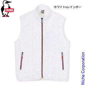 【15日は！枚数限定 最大1,000円OFFクーポン】チャムス ブービーステッチフリースベスト CH04-1418 アウトドア ウェア メンズ キャンプ用品 キルティング 刺繍ロゴ 注目商品