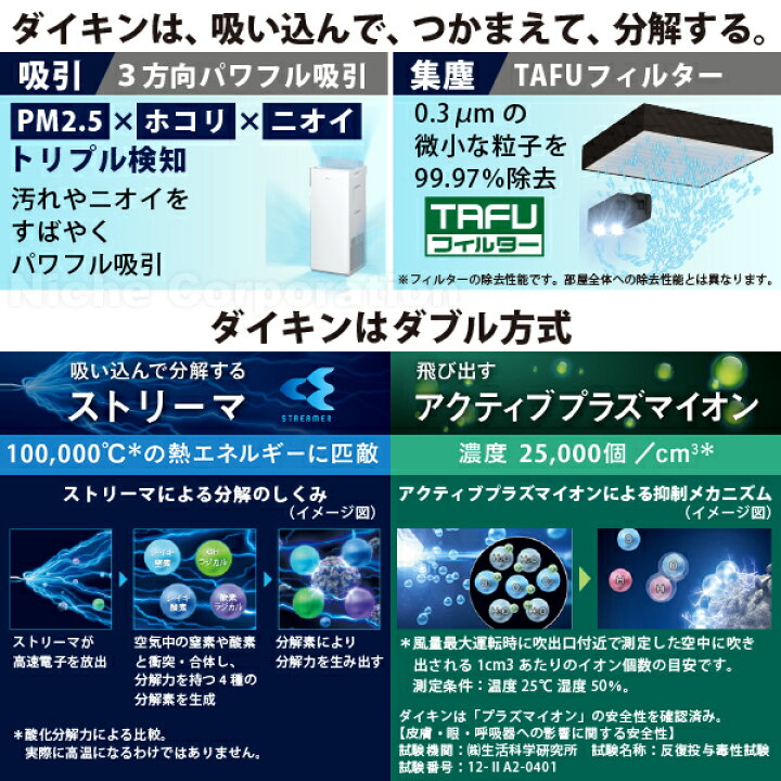 6ヶ月保証】参考定価 ¥48,000 2017年製 DAIKIN ダイキン 加湿空気清浄 