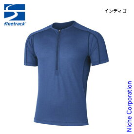 ファイントラック ラミースピンエアジップT メンズ FMM0254 ウェア トップス Tシャツ インナー ベース ジッパー メンズ