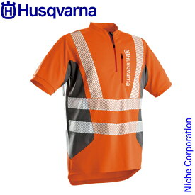 ハスクバーナ ハイビズTシャツ 5963039 保護具 防護用品 安全具 半袖 作業ウェア ワークウェア