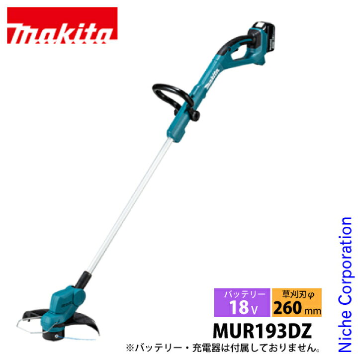 楽天市場】マキタ makita 18V 充電式草刈機 ナイロンコード 本体のみ 